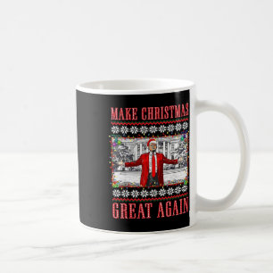 Caneca De Café Faça Excelente De Natal Novamente Papais noeis Eng