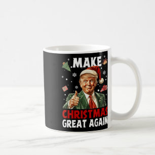 Caneca De Café Faça Excelente De Natal Novamente Papais noeis Eng
