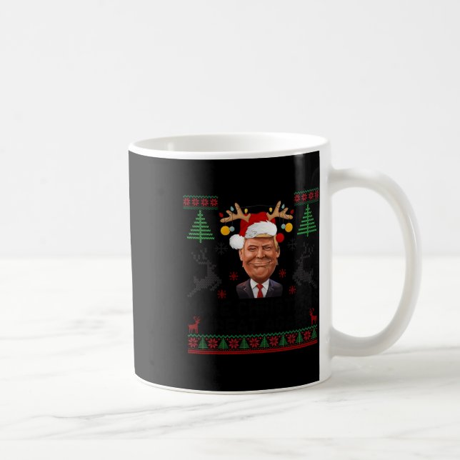 Caneca De Café Faça Excelente De Natal Novamente Papais noeis Eng (Direita)