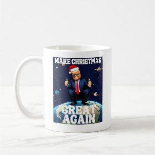 Caneca De Café Faça Excelente De Natal Novamente Xmas Engraçado T