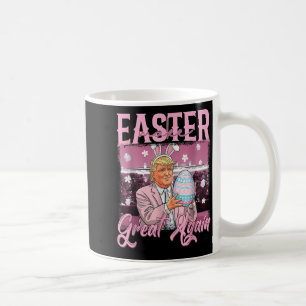 Caneca De Café Faça Excelente De Páscoa Novamente Engraçado Tremo