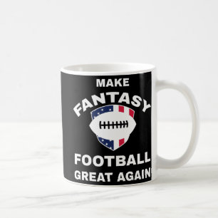 Caneca De Café Faça Fantasy Excelente De Futebol Novamente