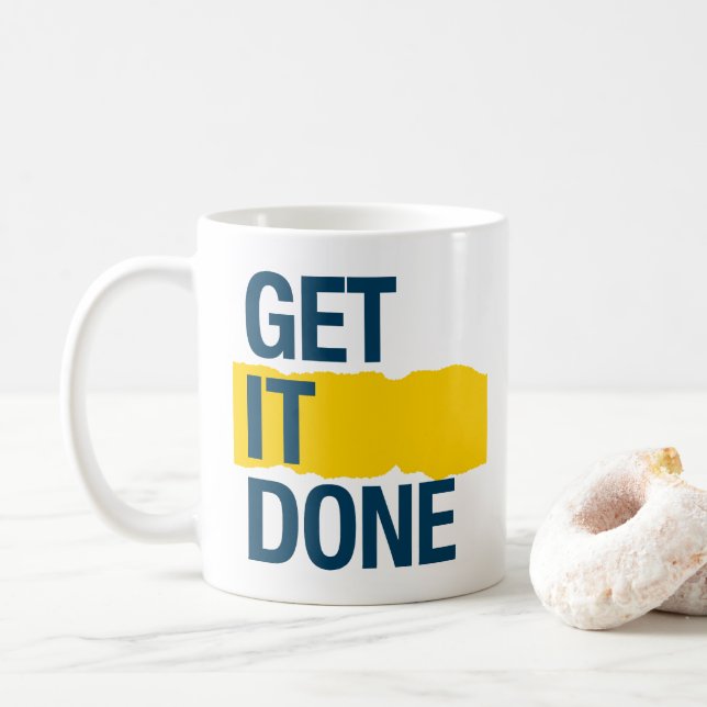 Caneca De Café Faça isso (Com Donut)