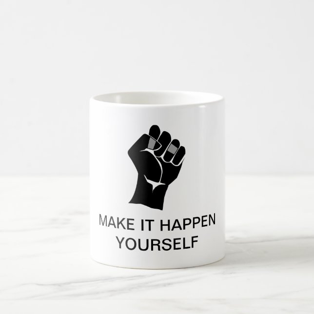 Caneca De Café Faça isso acontecer você mesmo (Centro)