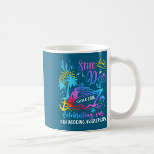 Caneca De Café Faça o 10º aniversário de casamento 10 anos casado