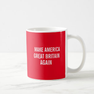 Caneca De Café Faça o americano Grâ Bretanha outra vez