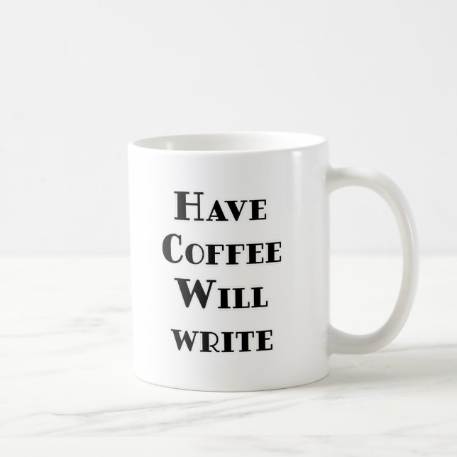 Caneca De Café Faça O Café Escrever (Direita)