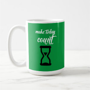 Caneca De Café "Faça o Dia Contar"