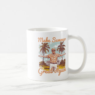 Caneca De Café Faça o Excelente de Verão de novo Férias de Praia