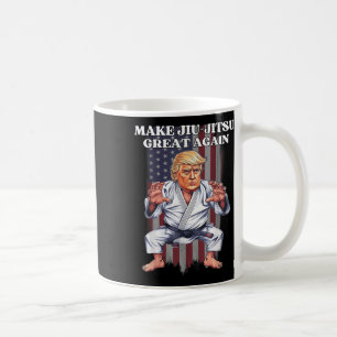 Caneca De Café Faça o Excelente Jiu-jitsu novamente Trump Republi
