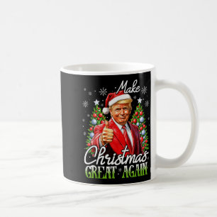 Caneca De Café Faça o Natal Grande Novamente Xmas Divertido Papai