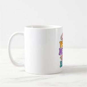 Caneca De Café Faça O Que Te Faz Feliz – Colorido Retro Positivo 