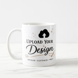 Caneca De Café Faça o Upload do Seu Próprio Design de Marca Perso