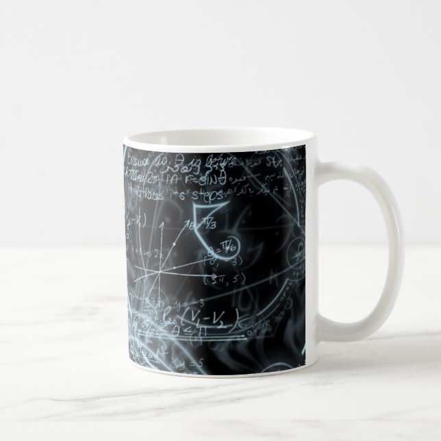 Caneca De Café Faça os Maths - regras do cálculo (Direita)