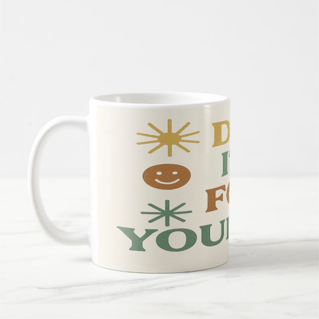 Caneca De Café Faça por si mesmo (Esquerda)