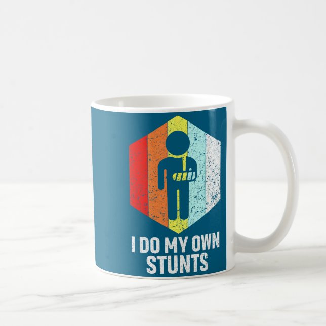 Caneca De Café Faça Próprios Estunts Braço Quebrado Ombro (Direita)
