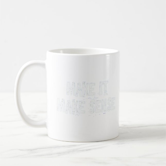 Caneca De Café Faça Sentido, Hoodie (Esquerda)