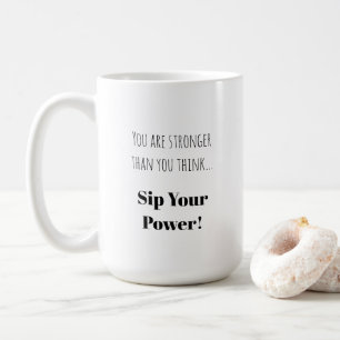 Caneca De Café Faça seu poder Frase de capacitação