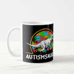 Caneca De Café Faça um aniversário com um dino-saur, natal.