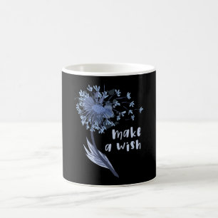 Caneca De Café Faça um desejo de Dandelion Flower