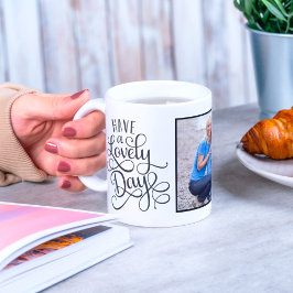 Caneca De Café Faça uma foto personalizada maravilhosa