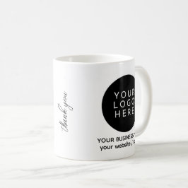 Caneca De Café Faça Você Mesmo Informações de Logotipo Personaliz