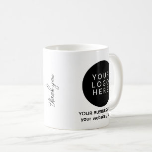 Caneca De Café Faça Você Mesmo Informações de Logotipo Personaliz