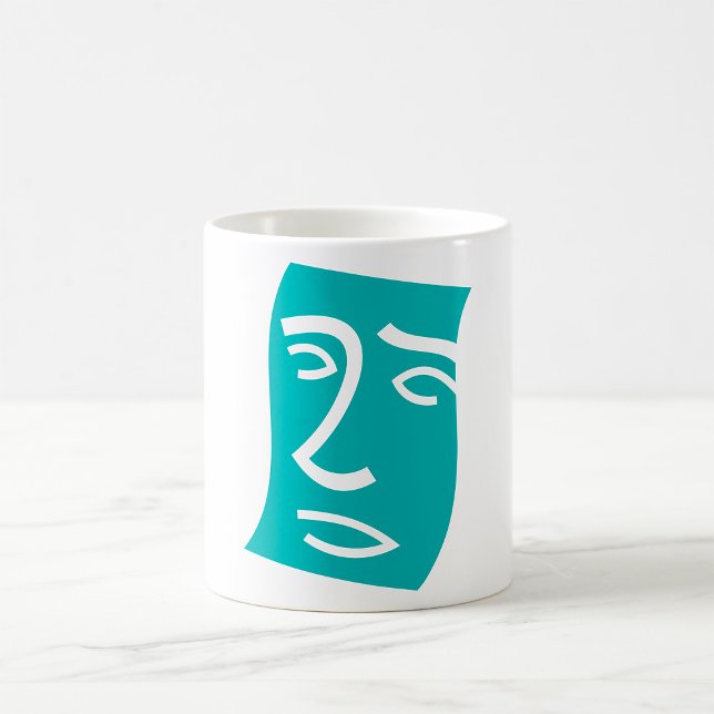 Caneca De Café Face Art Mug (Criador carregado)
