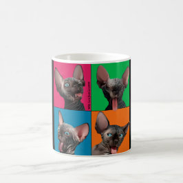 Caneca De Café Facebuilding (gatinho de Sphynx)
