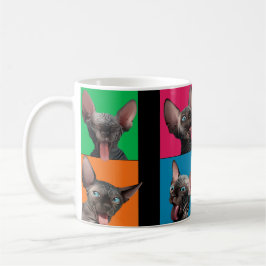 Caneca De Café Facebuilding (gatinho de Sphynx)