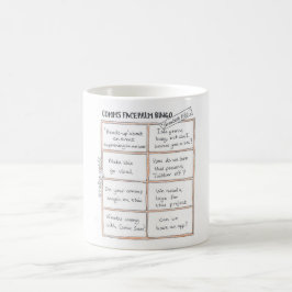 Caneca De Café Facepalm Bingo Mug (Maiores Acertos)