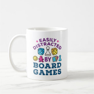 Caneca De Café Fácil distração com o Conselho Games Game Lover