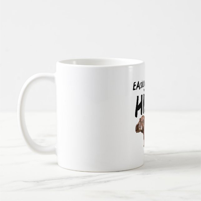 Caneca De Café Fácil Distração Por Hippos (Esquerda)