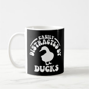 Caneca De Café Fácil Distração Por Patos