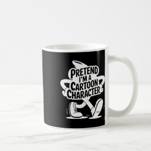 Caneca De Café Fácil fantasia de Halloween Adulto Fingindo que so