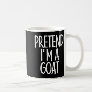 Caneca De Café Fácil Fingir Que Sou Fantasia de Cabra Presente Di
