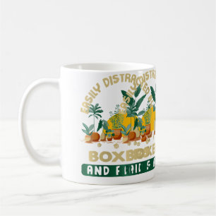 Caneca De Café Fácilmente Distraído Por Boxers E Plantas Alemãs B