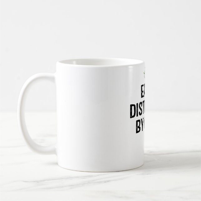 Caneca De Café Facilmente Distraído Por Caprinos (Esquerda)