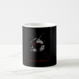 Caneca De Café Faço o que Quero Tipografia de Gato