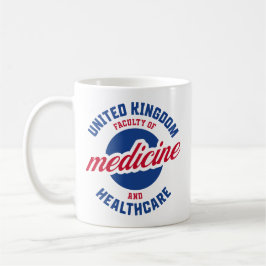 Caneca De Café Faculdade de Medicina e Cuidados de Saúde do Reino
