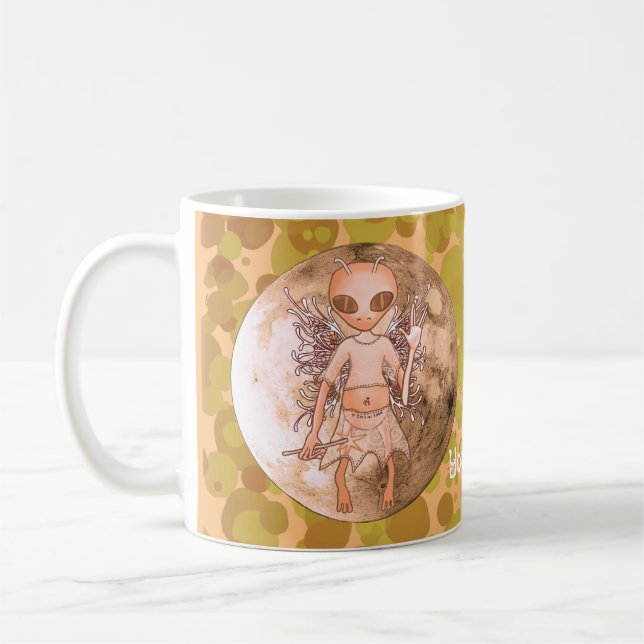 Caneca De Café Fada Alienigena (Esquerda)