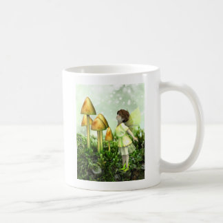 Caneca De Café Fada Curiosa - Fada e Toadstools