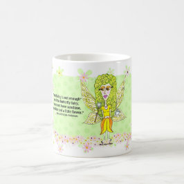 Caneca De Café Fada da flor