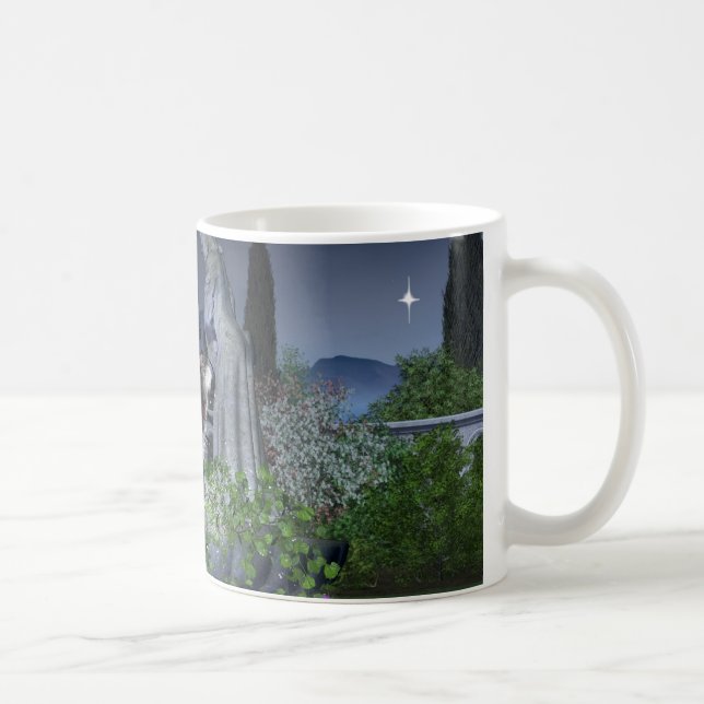 Caneca De Café Fada de Jardim da Noite (Direita)