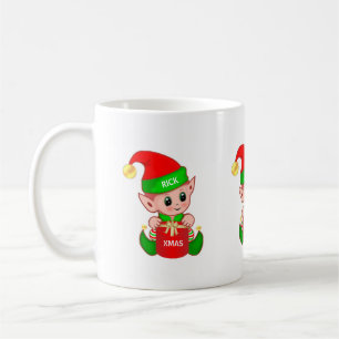 Caneca De Café Fada de Natal fofa