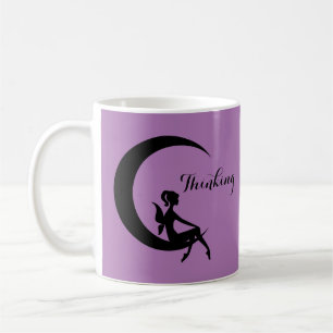 Caneca De Café Fada de Pensamento Mágico e Unicórnio Mug