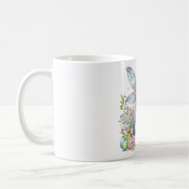 Caneca De Café Fada de Primavera de Páscoa de de Aquarela
