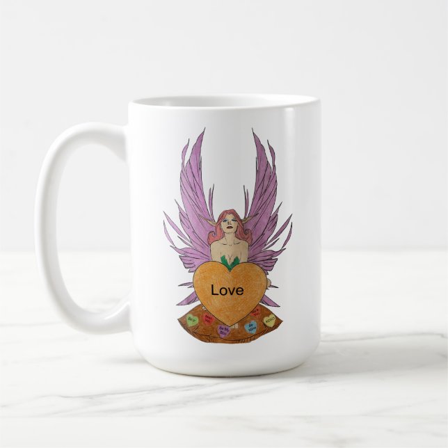 Caneca De Café Fada do Dia dos Namorados (Esquerda)