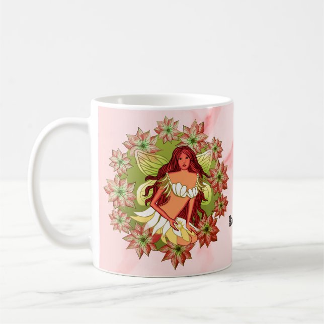 Caneca De Café Fada do Natal (Esquerda)