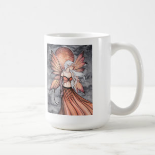 Caneca De Café Fada do Outono Dourado